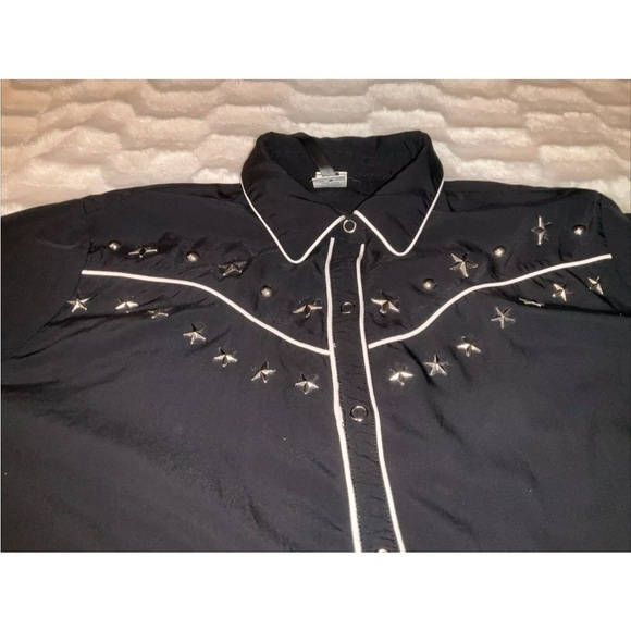 K Too Women’s Western Button Up Top Size M - Picture 8 of 10